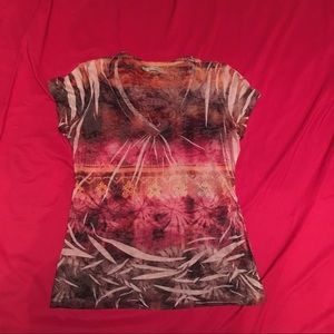 Maurice’s V-neck Burnout Top